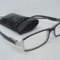 READING GLASSES SPRUNG ARM DIAMANTE STUDDED BLACK +2.0