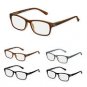 4 PAIRS LARGE RETRO READING GLASSES GOLD METAL FRAME PINK TRIM +2.5 PREMIER L