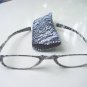 NEW SNAKESKIN PATTERN READING GLASSES & POUCH +2.5 D519