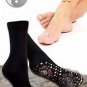 NEW TOURMALINE SELF HEATING PAIR OF SOCKS MAGNETIC SUPPORT THEROPY