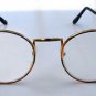 NEW ROUND READING GLASSES +2.25 COPPER GOLD COLOUR 09