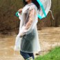 TOP QUALITY UNISEX CLEAR PVC RAINCOAT MAC RAIN COAT CAGOULE FESTIVAL CAMPING PR1