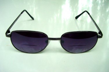 BIFOCAL LARGE BLACK READING SUNGLASSES GLASSES +3.0