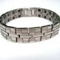 MEN'S TITANIUM MAGNETIC THERAPY BRICK DESIGN BRACELET