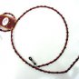 PRETTY SPEC SAFE GLASSES NECKLACE CORD STRING MIXED BROWN BEADS