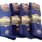 6 PAIRS LAMBSWOOL BLEND MENS BOYS SOCKS NON ELASTIC UK 6-11 EU 39-45 MIXED BLUES