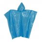 1 WATERPROOF PONCHO CAPE MAC FESTIVALS BLUE DISPOSABLE EMERGENCY RAINCOAT
