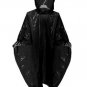 1 WATERPROOF PONCHO CAPE MAC FESTIVALS BLACK DISPOSABLE EMERGENCY RAINCOAT