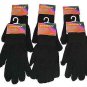 NWT 1 PAIR MENS BOYS MAGIC HANDY GLOVES BLACK ONE SIZE