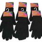 NWT 1 PAIR MENS BOYS MAGIC HANDY GLOVES BLACK ONE SIZE