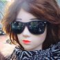WAYFARER VINTAGE STYLE  SUNGLASSES BLACK SPRUNG ARM