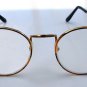 NEW ROUND READING GLASSES +2.75 COPPER GOLD COLOUR 09