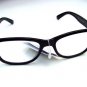 WAYFARER READING GLASSES BLACK +2.0 RETRO LOOK R4007