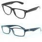 WAYFARER READING GLASSES BLACK +1.5 RETRO LOOK R4007