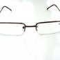 QUALITY READING GLASSES SPRUNG ARM HALF FRAME +3.0 E43