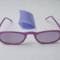 TINTED READING GLASSES MAGENTA PINK 2.5 SUNREADERS D521