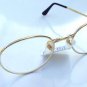 NEW OVAL READING GLASSES GOLD METAL FRAMED +1.5