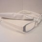 STYLISH READING GLASSES DESIGNER WHITE BLACK +1.0 D503