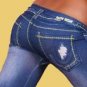 BRAND NEW DENIM JEANS LOOK LEGGINGS JEGGINGS TIGHTS FASHION UK 8 10 12