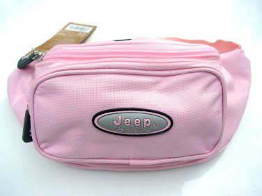 JEEP PRETTY & PRACTICAL PALE PINK BUM HIP BAG HANDBAG