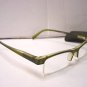 STYLISH READING GLASSES SPRUNG ARM DK GREEN +1.5 D509