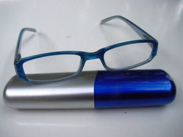 SMART SPRUNG ARM BLUE READING GLASSES & CASE+ 1.0 D515