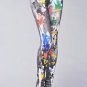 NEW PAINT SPLASH JEGGINGS FUNKY RETRO LEGGINGS TIGHTS FASHION UK 8 10 12