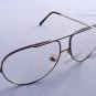 LARGE METAL FRAME GUNMETAL AVIATOR READING GLASSES +3.0