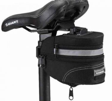 NEW ROSWHEEL QUICK RELEASE EXPANDING SADDLE BICYCLE BAG BIKE SEAT POUCH CASE