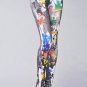 NEW PAINT SPLASH JEGGINGS FUNKY RETRO LEGGINGS TIGHTS FASHION 8 10 12