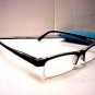 STYLISH READING GLASSES SPRUNG ARM BLUE +3.0 D509