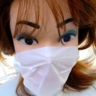 NEW 96 x DISPOSABLE DUST FACE MASKS UNISEX WHITE 2-PLY PAPER CLEANING DIY MASK