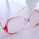 NEW VINTAGE STYLE READING GLASSES CLEAR PINK +2.25 VIVA