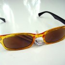 4 PAIRS WAYFARER LOOK READING SUNGLASSES IN TAWNY GOLD +2.0 R4803