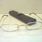 READING GLASSES SPRUNG ARM & BRONZE CASE   + 2.0  C7