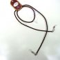 TWO UNISEX SPEC SAFE GLASSES NECK CORDS LANYARDS PLAITED BROWN