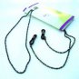 FINE GLASSES NECK CHAIN DOT DASH GUNMETAL COLOUR METAL LINKS LANYARD CORD 816500