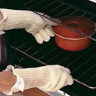 GENUINE COOLSKIN HEAT RESISTANT ANTI BURN FULL LENGTH GAUNTLETS SIZE 9