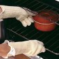 GENUINE COOLSKIN HEAT RESISTANT ANTI BURN FULL LENGTH GAUNTLETS SIZE 9