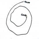 GLASSES NECK CHAIN GUNMETAL COLOUR METAL LINKS LANYARD CORD 403AS