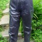 PVC OVERTROUSERS WATERPROOF RAINWEAR SEMITRANSPARENT BLACK 2XL UNISEX DESIGN B5C