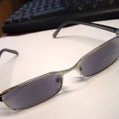 STYLISH TINTED READING GLASSES GUNMETAL +2.5 R1800