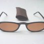 TINTED READING GLASSES BROWN SUN READERS  +3.00  D521
