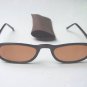 TINTED READING GLASSES BROWN SUN READERS  +3.00  D521