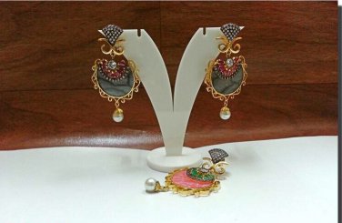 Beaded Work Earrings