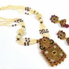 Purplish Look Bandhani Set