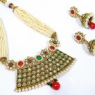 Lovely Bandhani Necklace Design