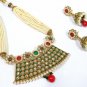 Lovely Bandhani Necklace Design
