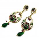Fashion Gold Metal Drop  Celebrity Earrings