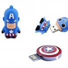 2.0 16gb 32gb 64gb 128gb Captain America Super Hero USB Flash Thumb Drive 2.0 16gb 32gb 64gb 128gb Captain America Super Hero USB Flash Thumb Drive